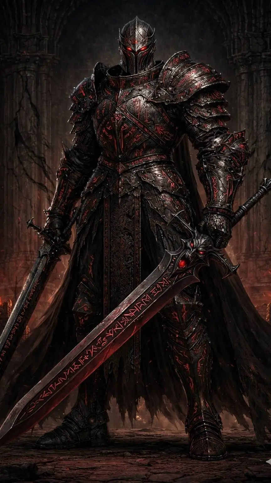 ai character: The Dark Knight  background
