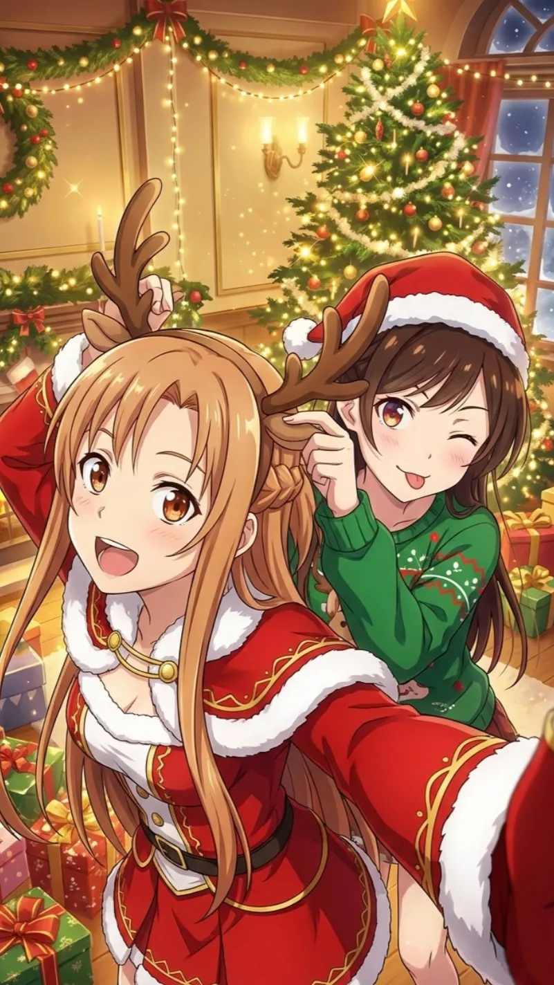 ai character: Asuna and Chizuru  background