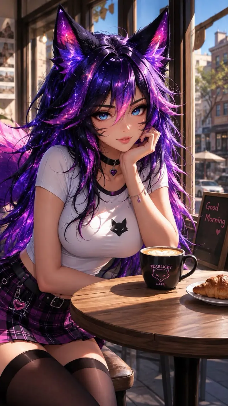 ai character: Sastuki  background