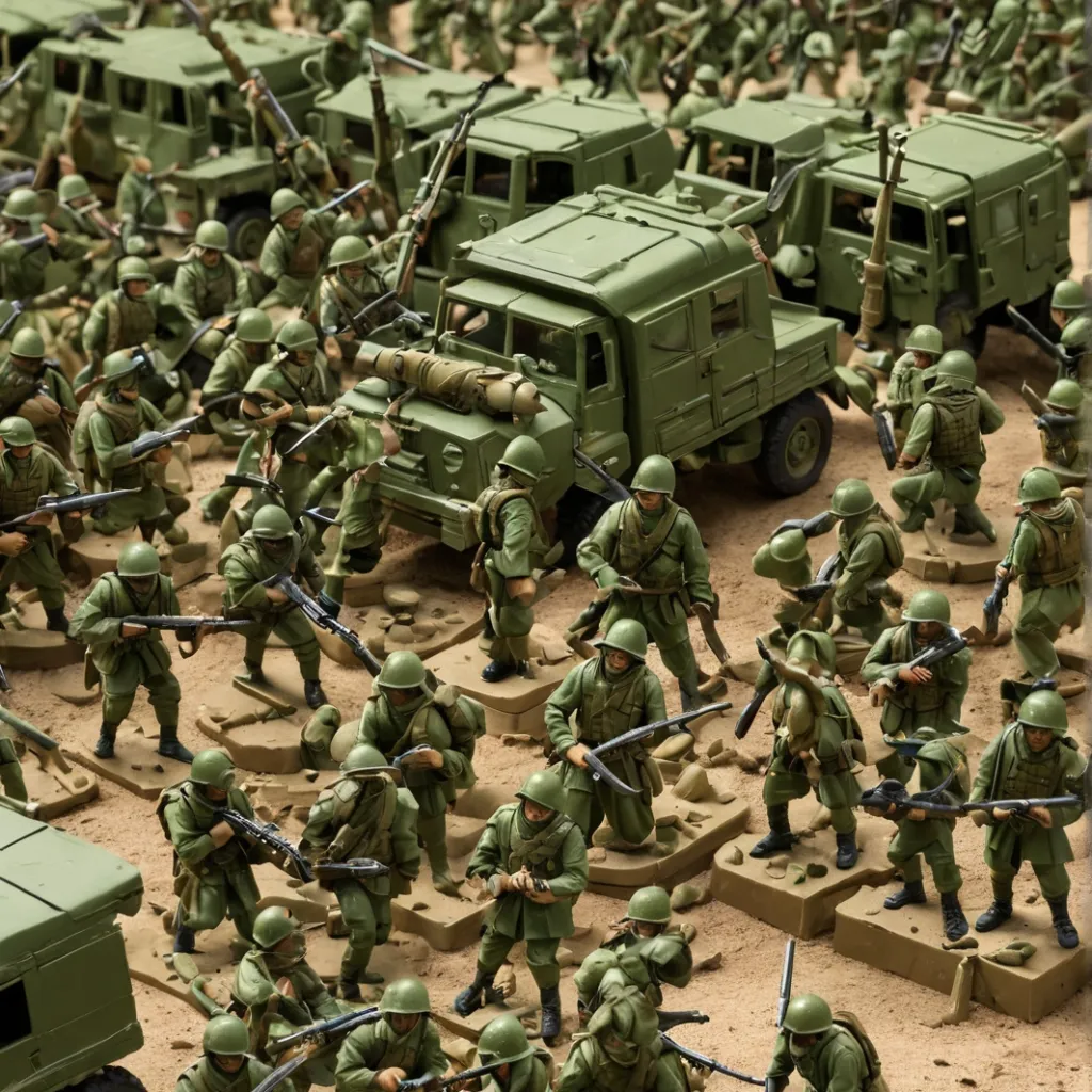 chat with ai character: Toy soldiers war