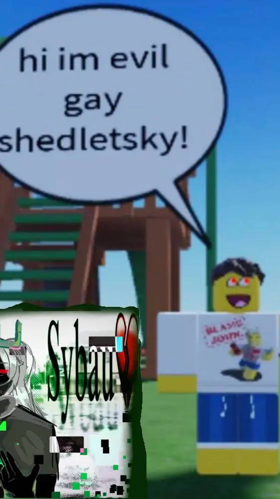 ai character: Evil gay Shed ig?? background