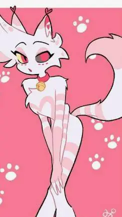 ai character: Hazbin hotel×Cat background