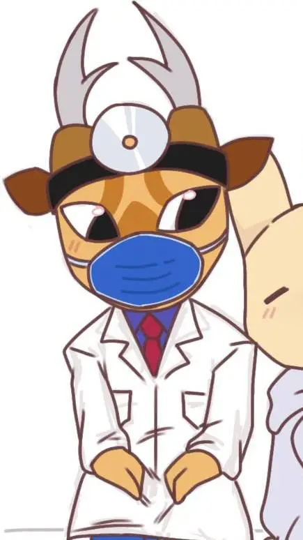 ai character: Dr Harlow 💉(AHA) background