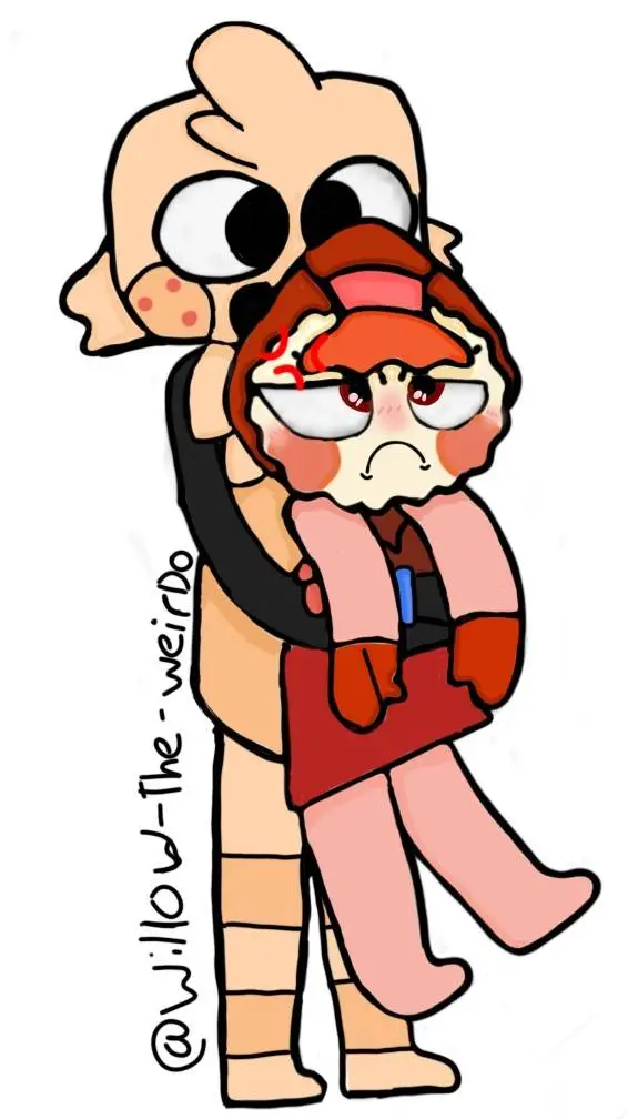 ai character: angryhugs  background