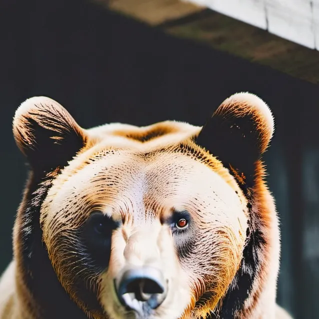 chat with ai character: Bear enclosure
