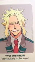 ai character: Toshinori Yagi background