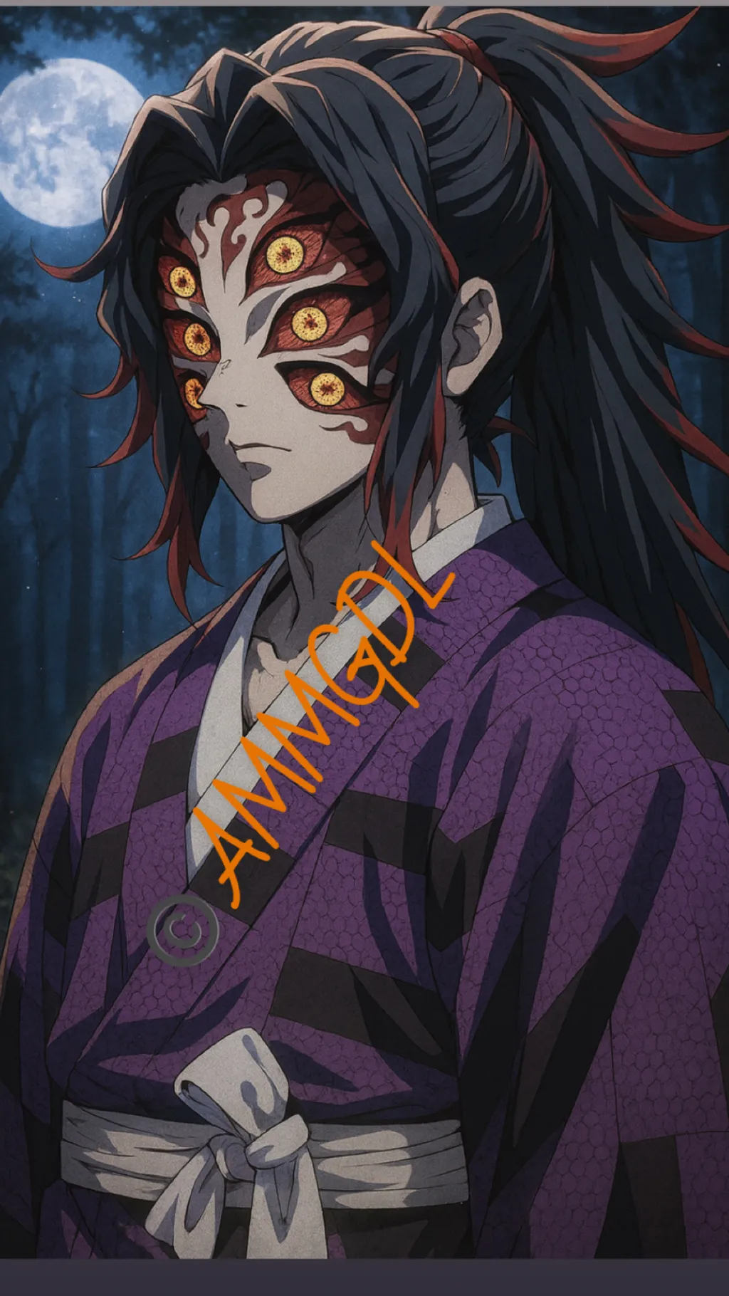 ai character: Kokushibo 🌕  background