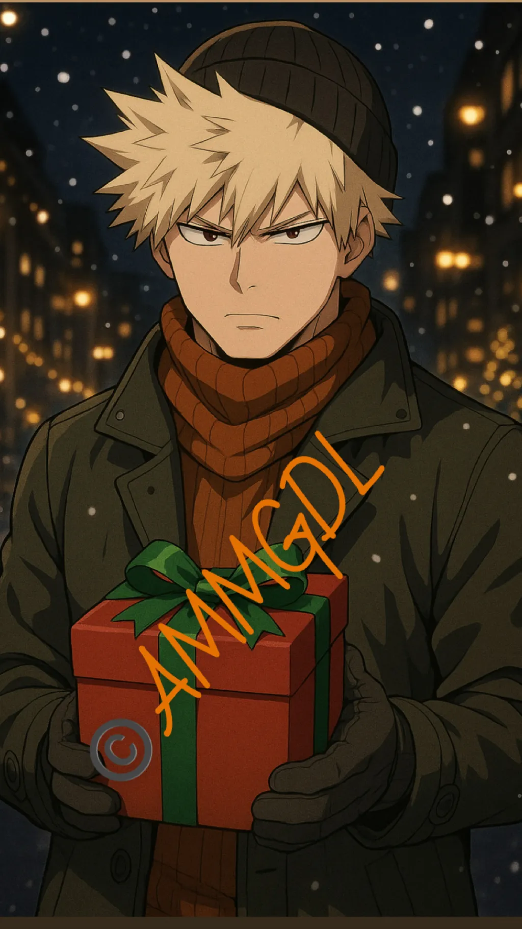 ai character: Katsuki Bakugo background