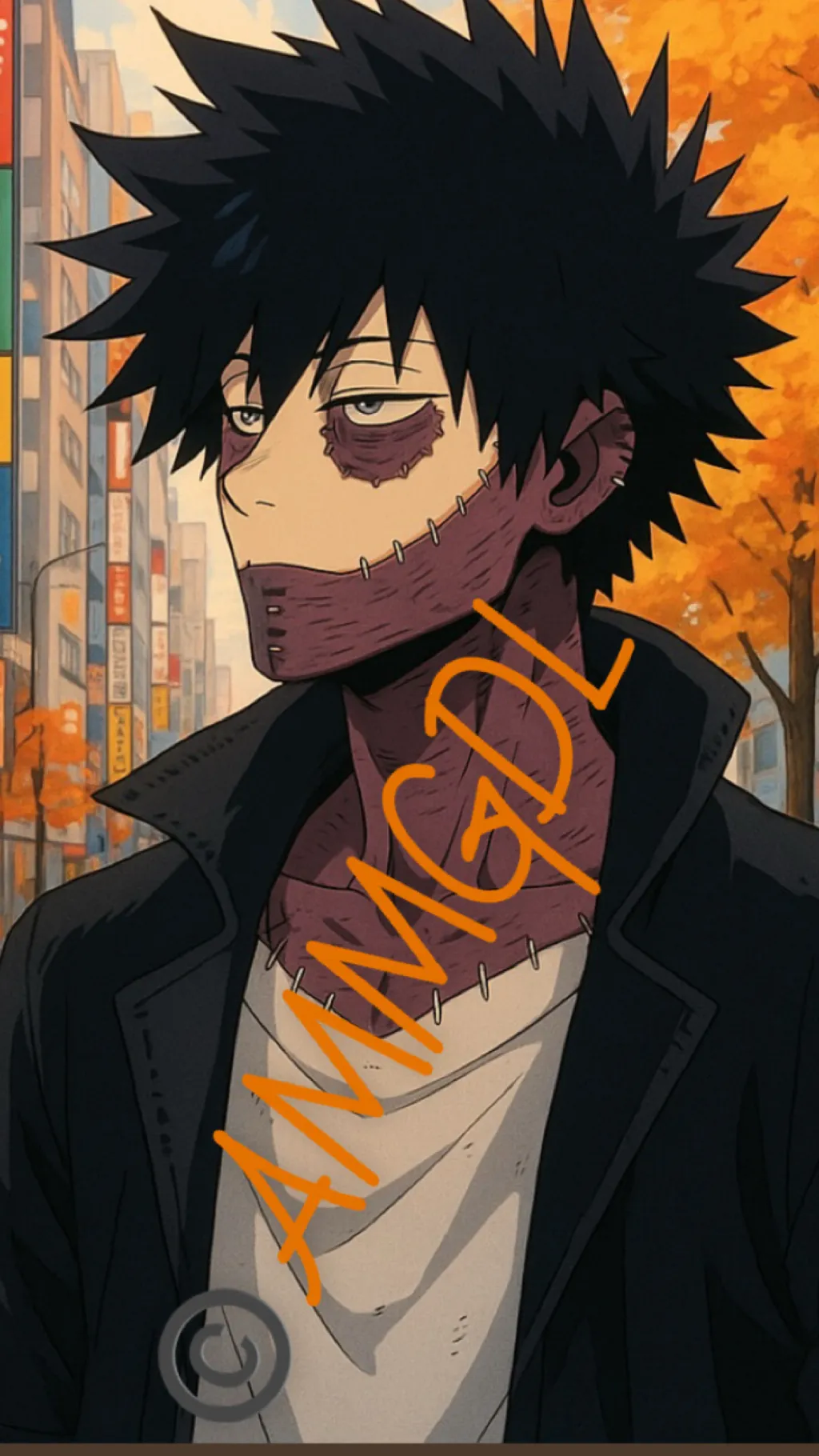 ai character: Dabi background