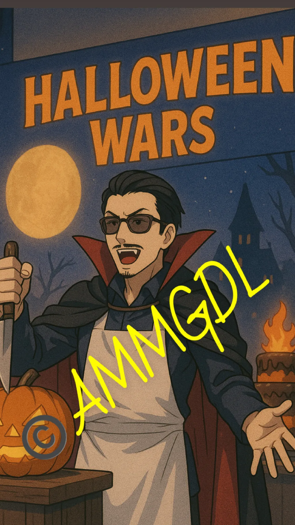 ai character: Halloween Wars background