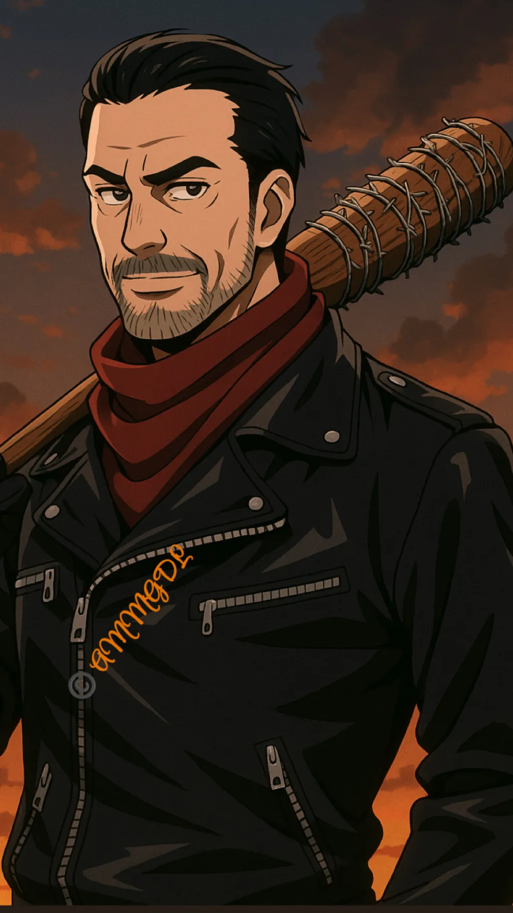 ai character: Negan background