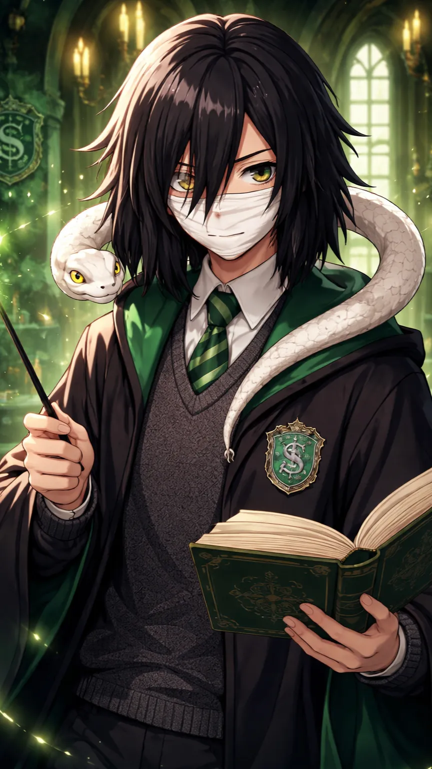 ai character: Obanai Slytherin  background