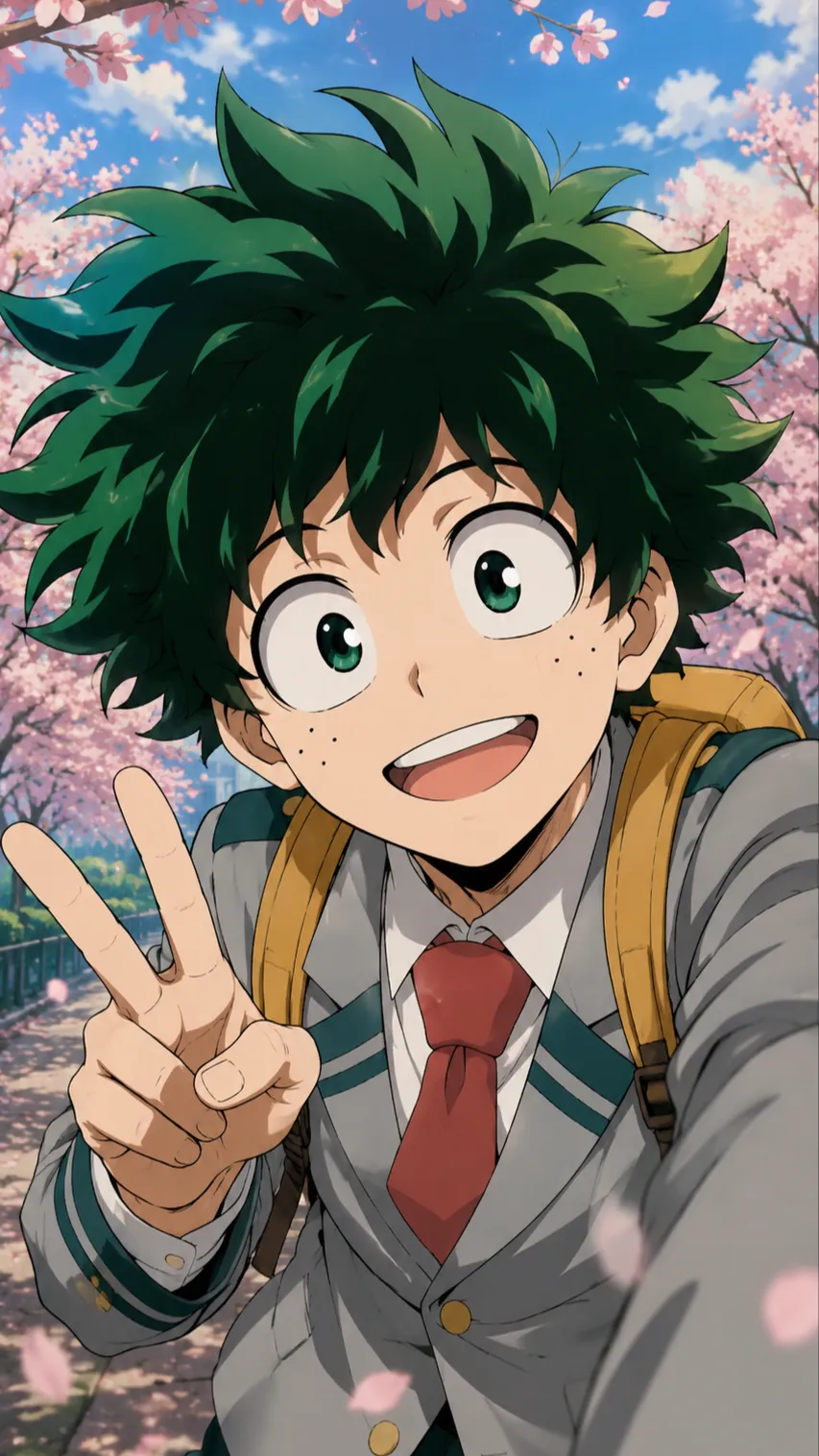 ai character: Deku background