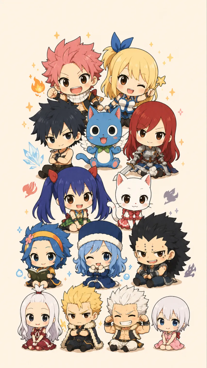 ai character: Fairytail background