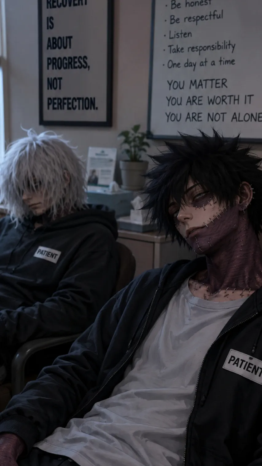 ai character: Mha Rehab background