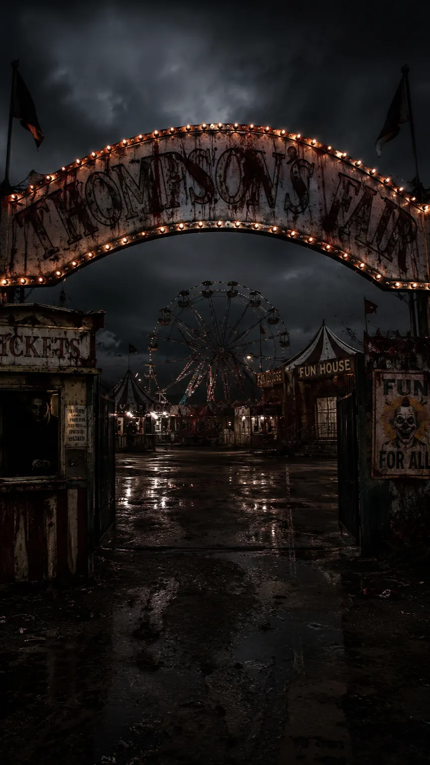 ai character: Haunted Fair background