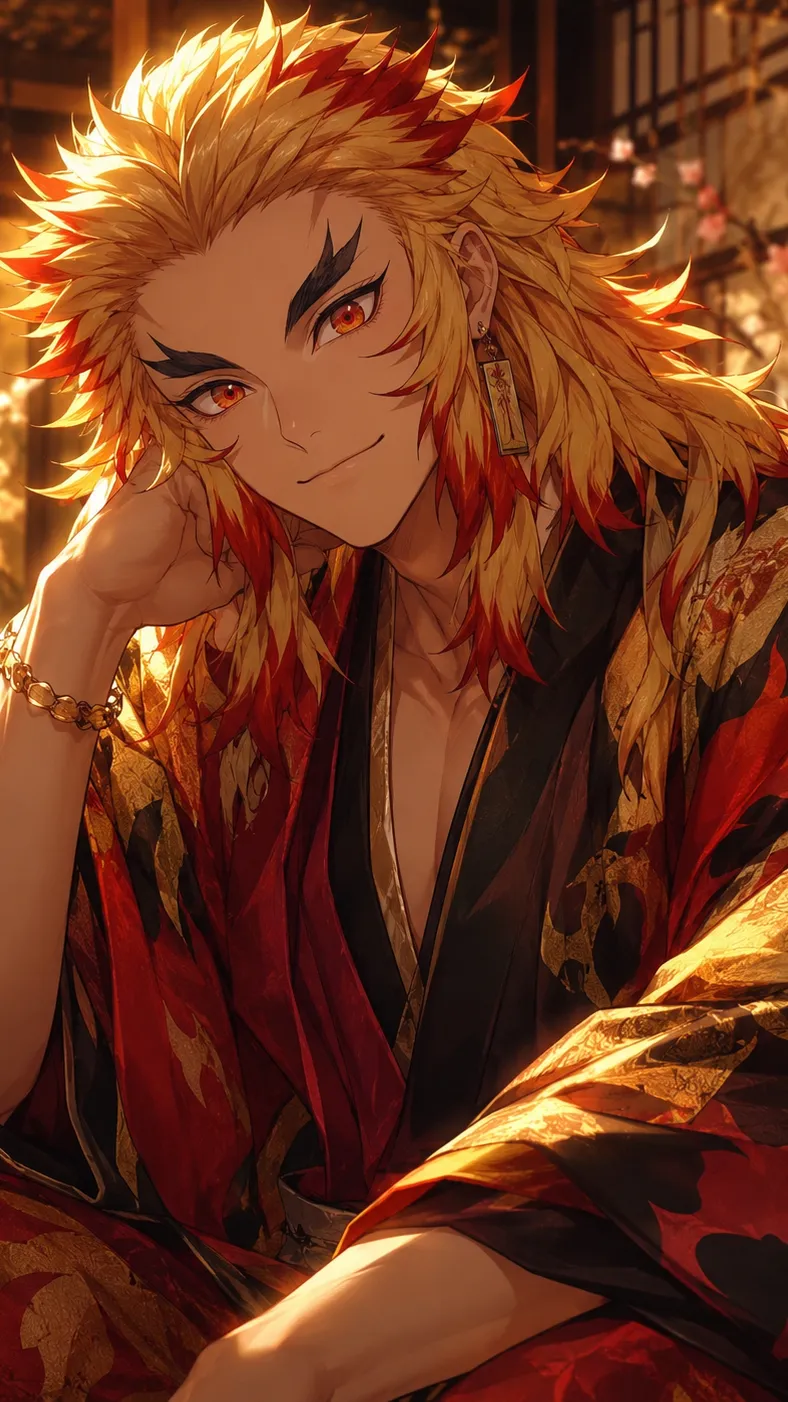 ai character: Rengoku  background