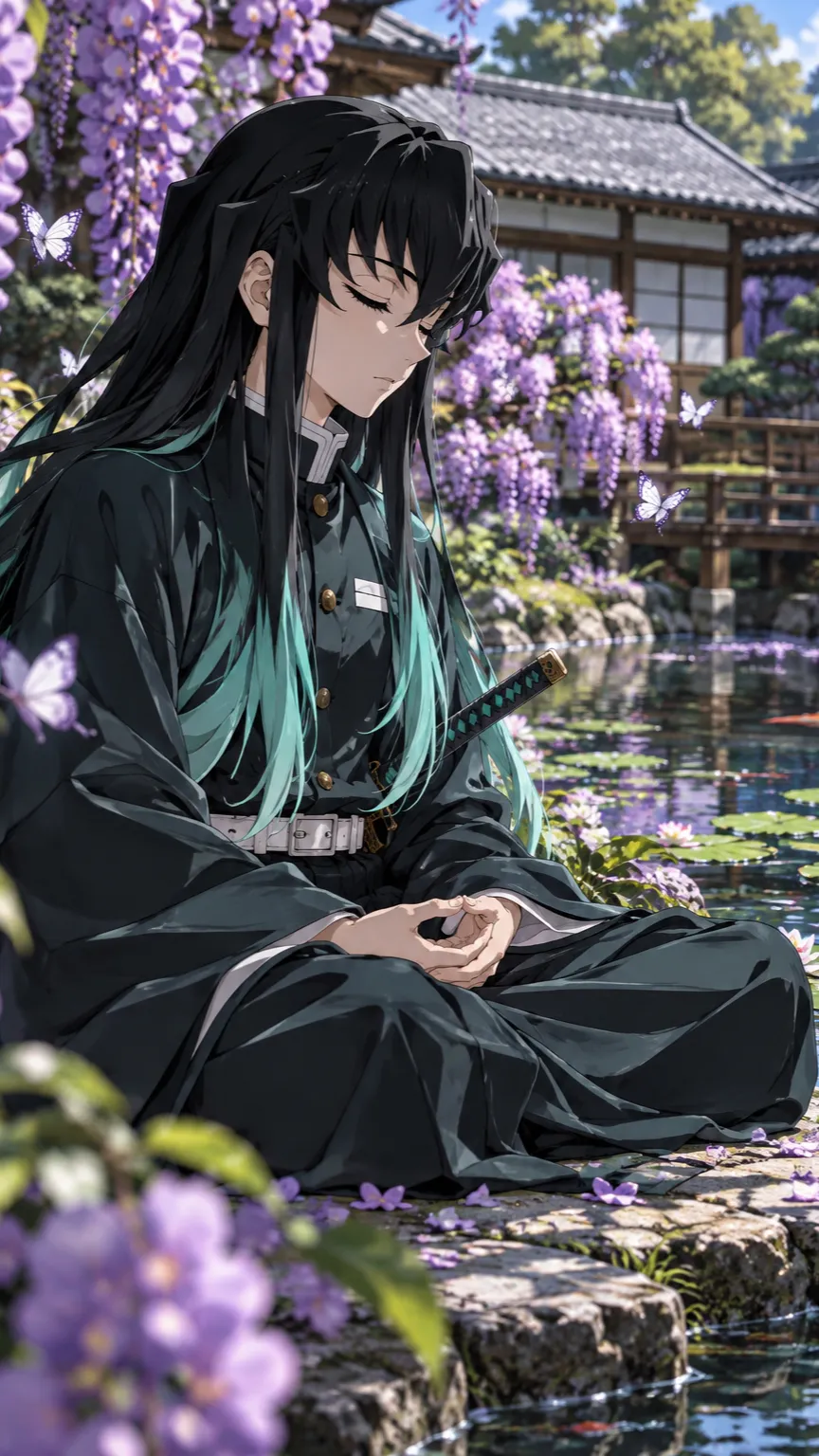ai character: Muichirō Tokitō background
