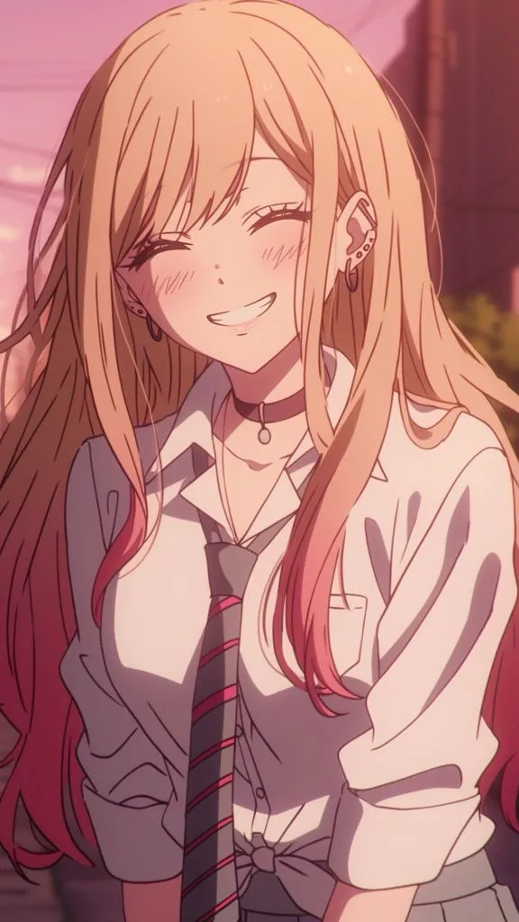 ai character: Marin Kitagawa background