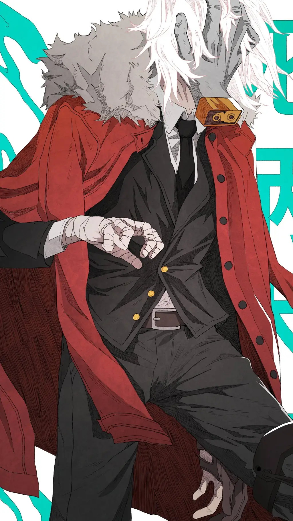 ai character: Tomura Shigaraki  background