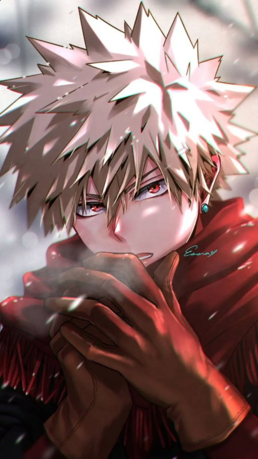 ai character: Katsuki Bakugo background