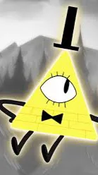 ai character: Bill cipher background