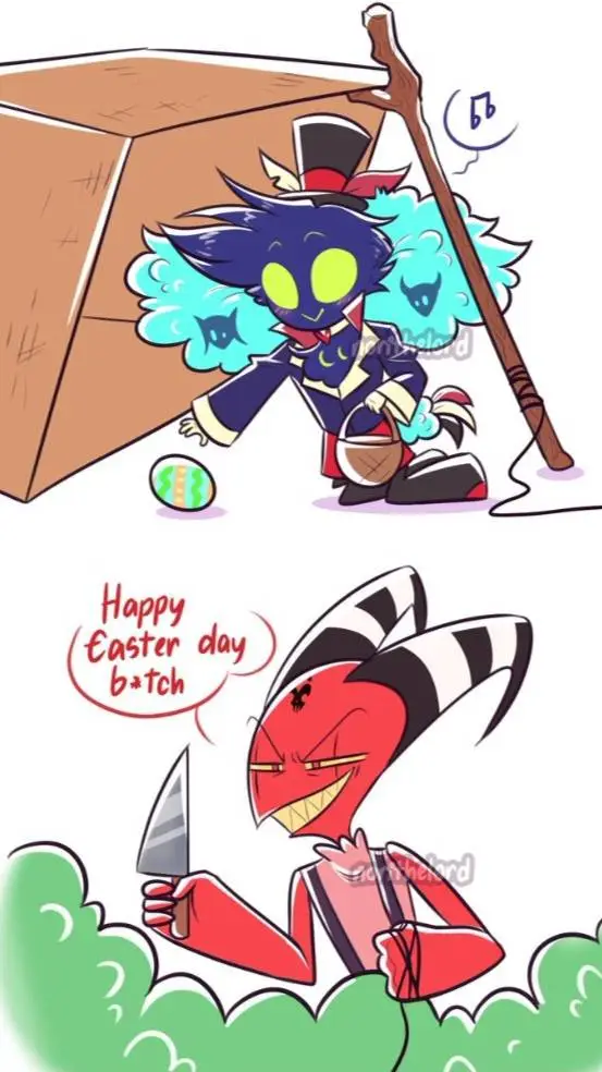 ai character: Happy Easter :D background