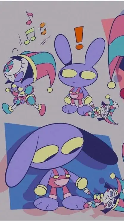 ai character: Funnybunny  background