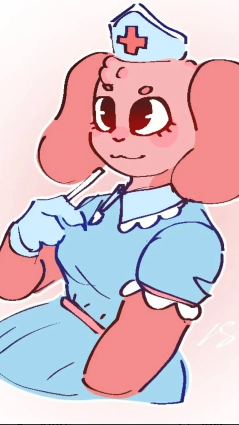 ai character: 🌸 nurse 🌸 background