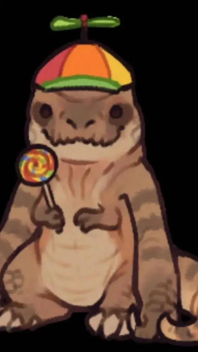 ai character: baby distortus background