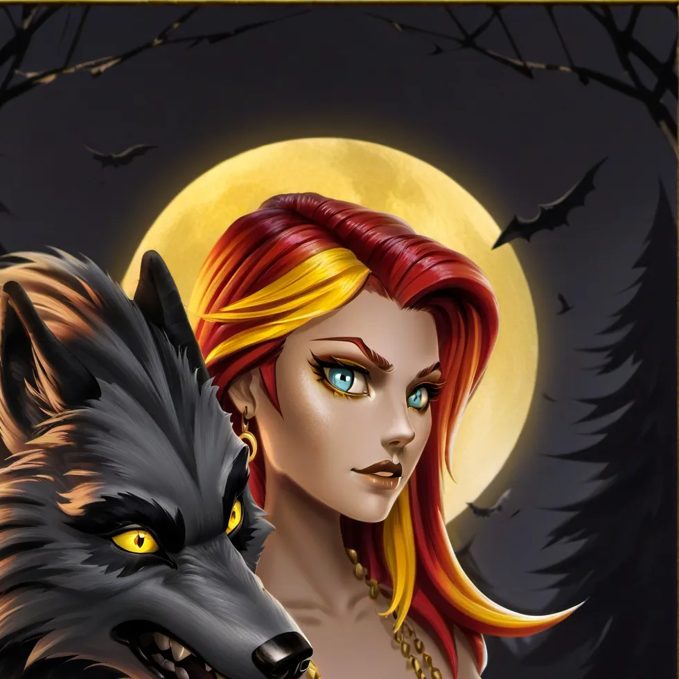 chat with ai character: Werewolf sunset