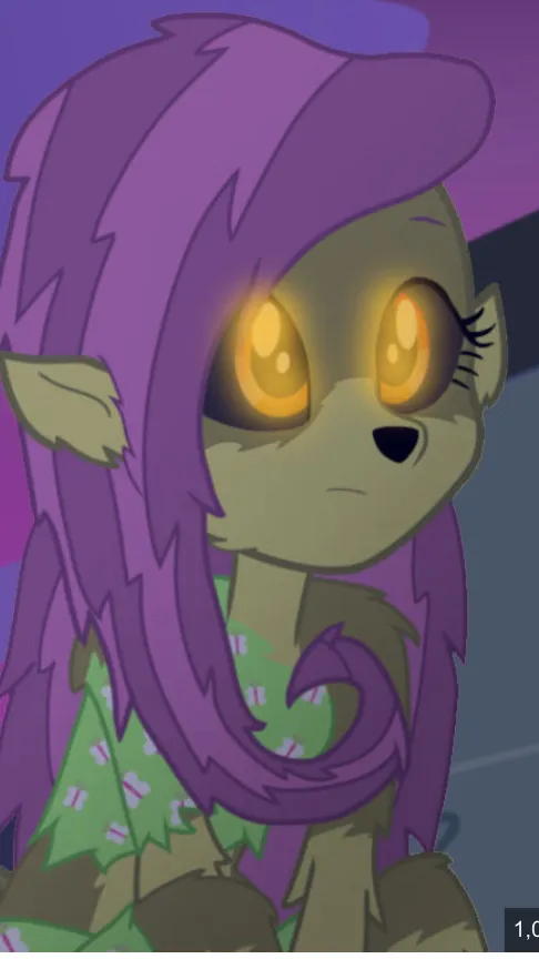 ai character: Flutterwolf eg background