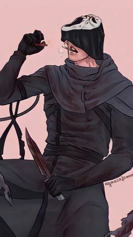 ai character: Ghost face🩸🔪📞 background