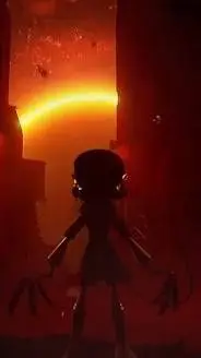 ai character: MurderDrones Earth background