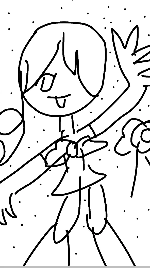 ai character: Magical girl background