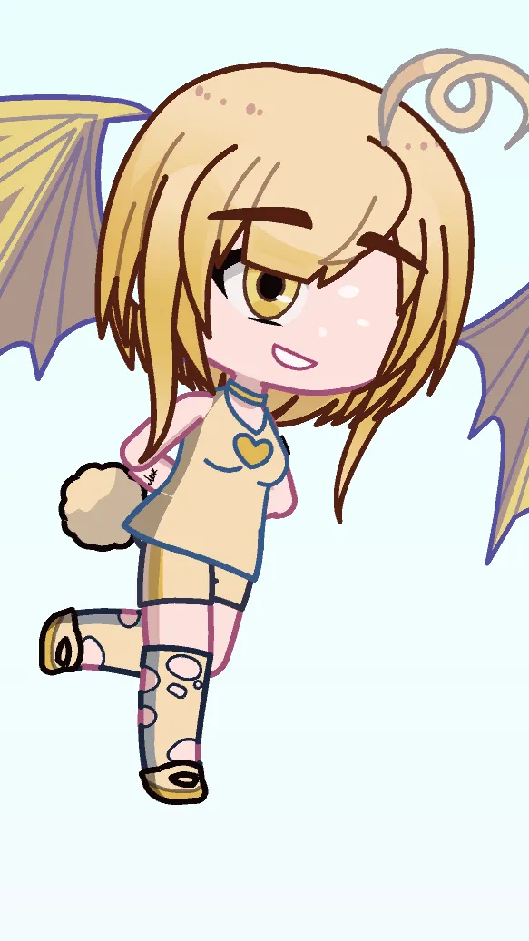 ai character: Magical girl background