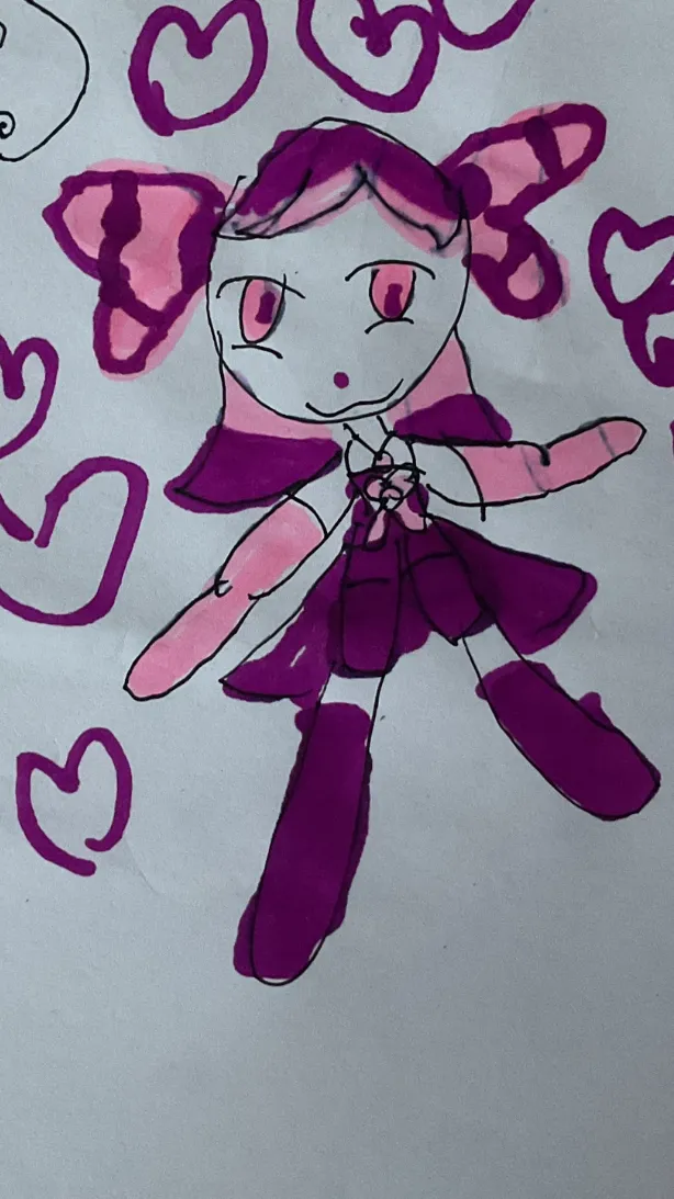 ai character: Magical girl background