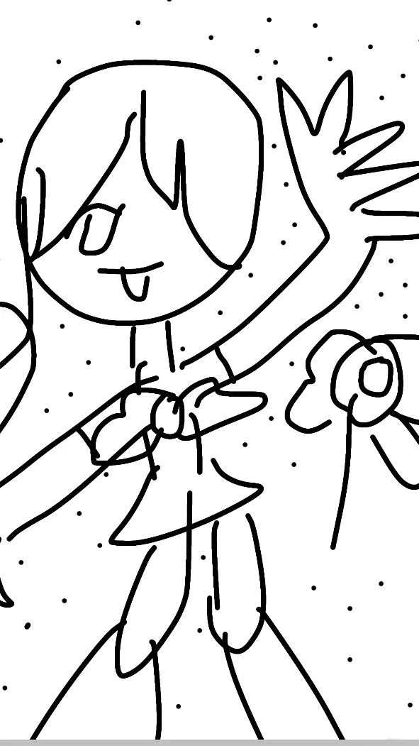 ai character: Magical girl schoo background