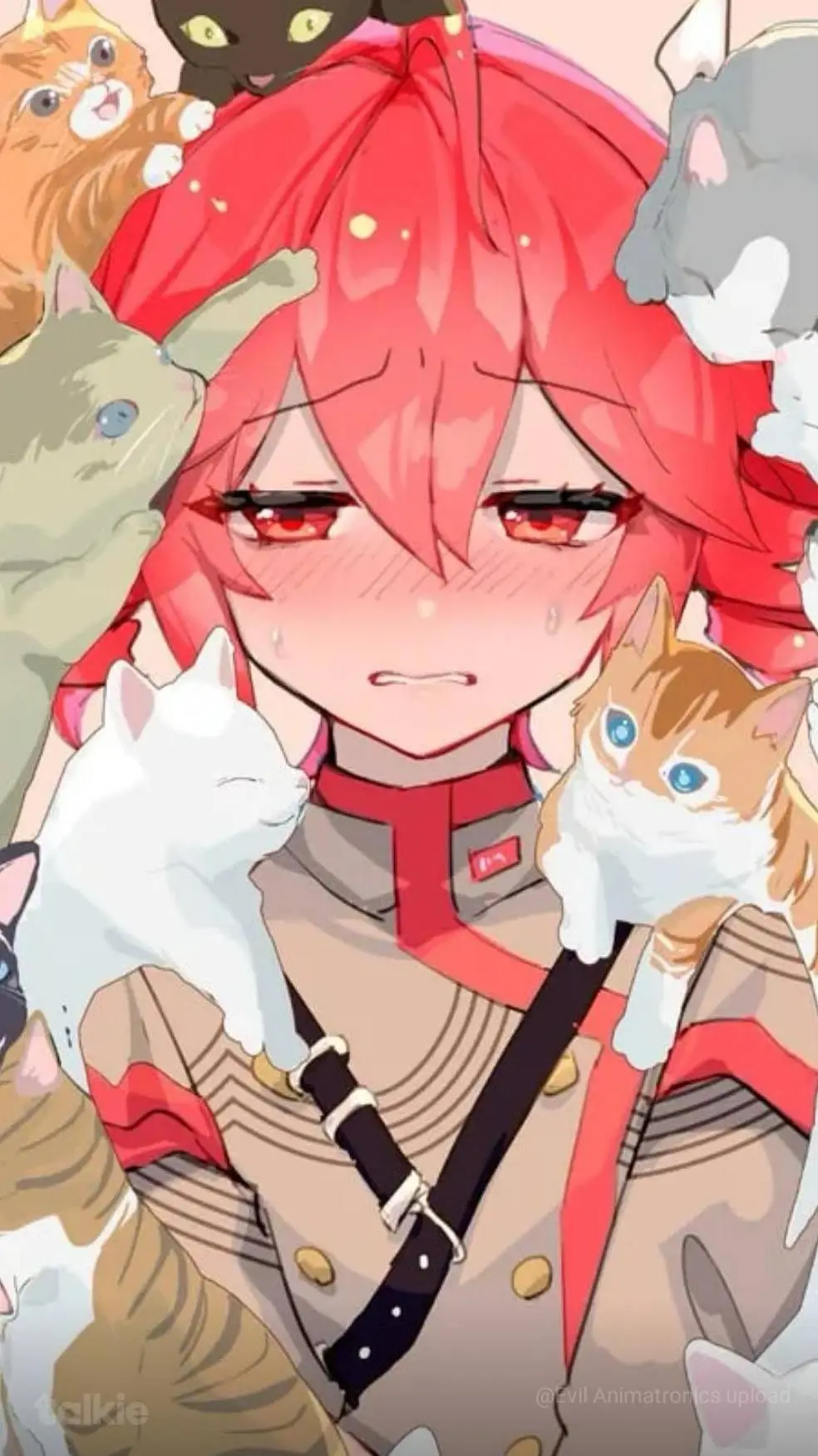 ai character: 💗❤TETO💗❤ background