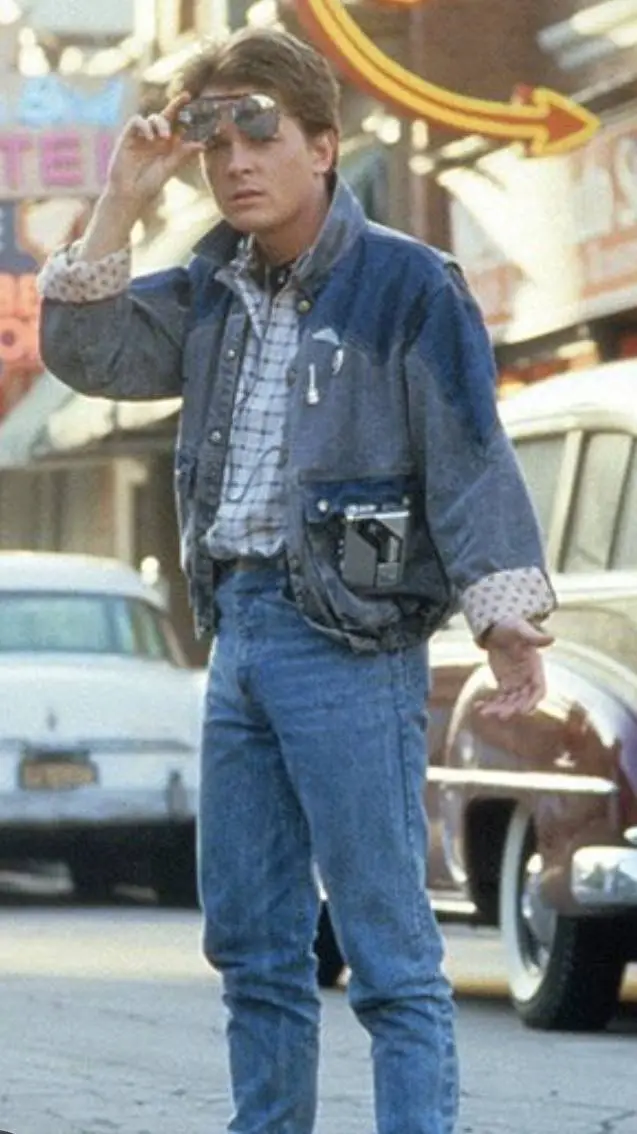 ai character: Marty Mcfly background