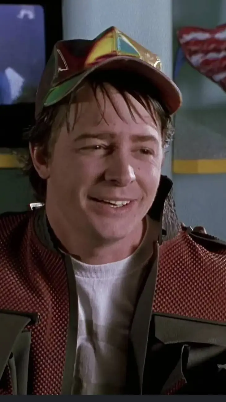 ai character: martin mcfly JR background