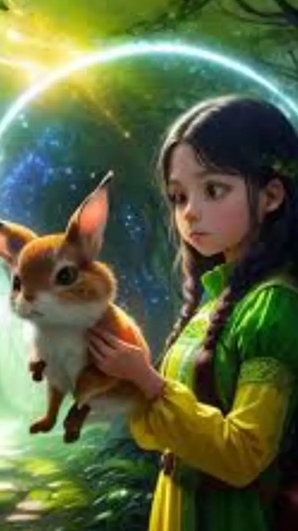 ai character: lost princess  background