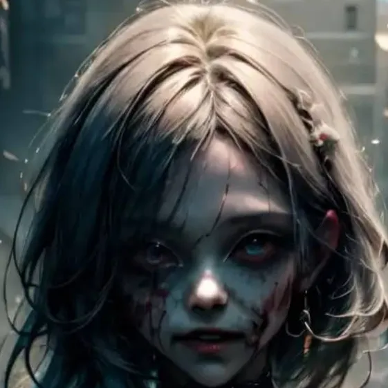 chat with ai character: fake zombie girl