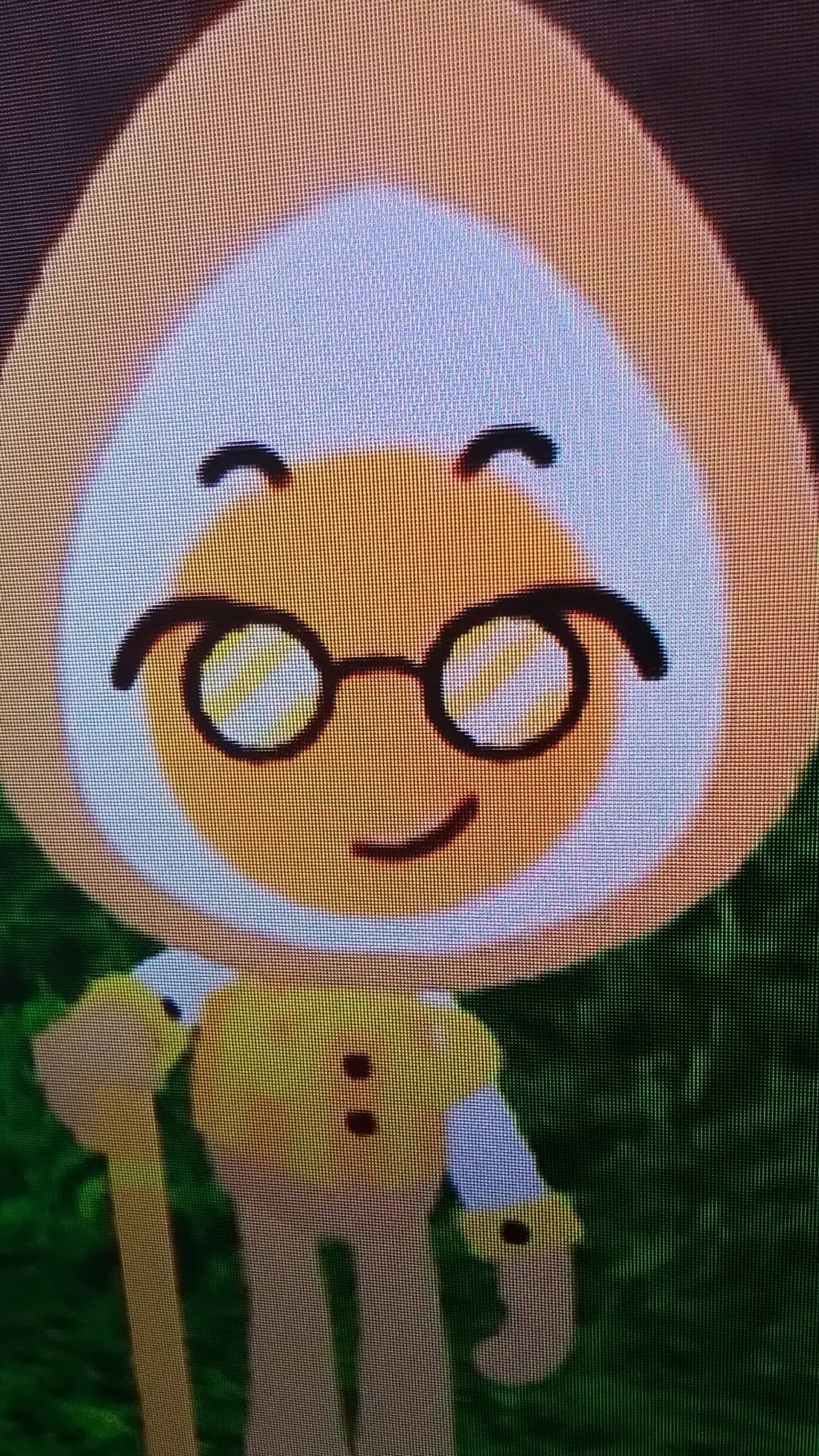 ai character: eggson background