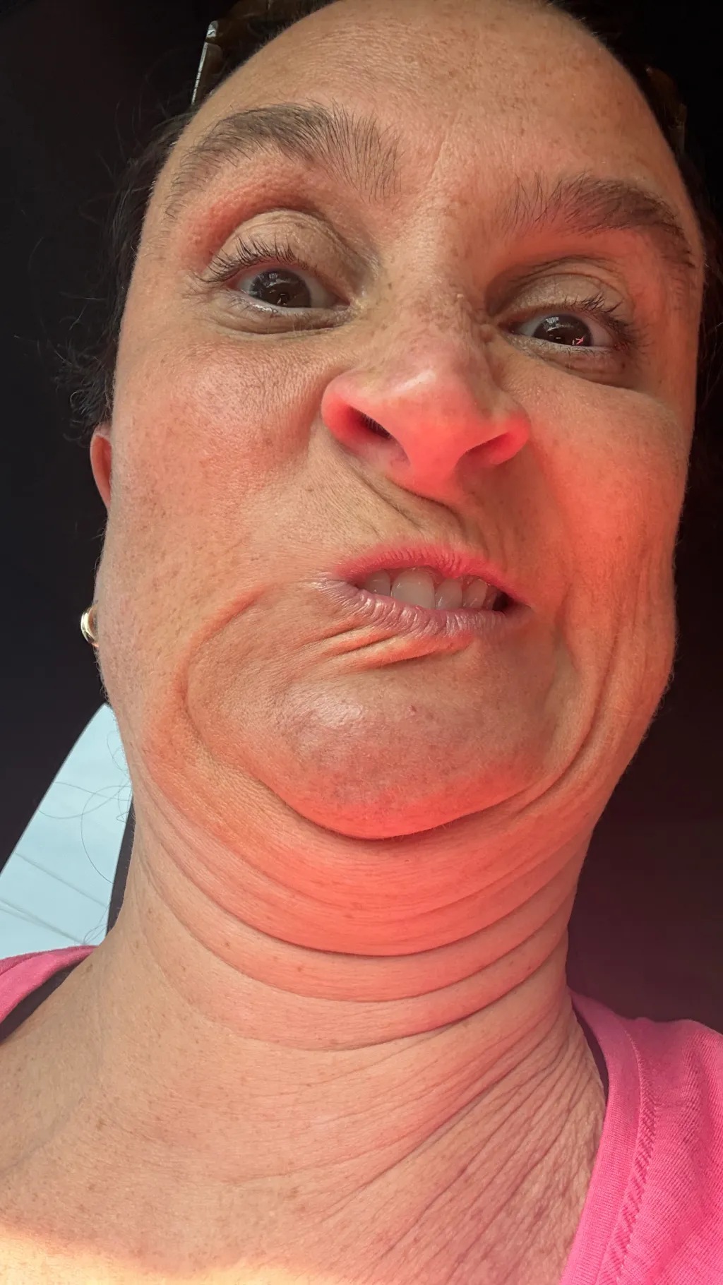 ai character: Silly, crazy woman background
