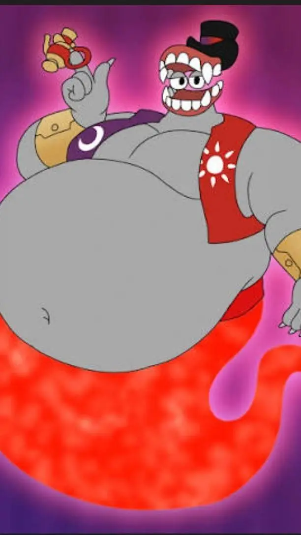 ai character: genie caine background