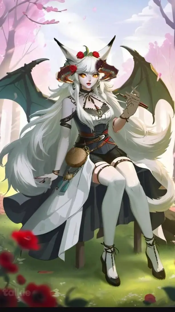 ai character: rose oc background