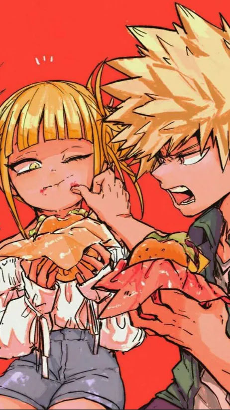ai character: Mha but togas sick background