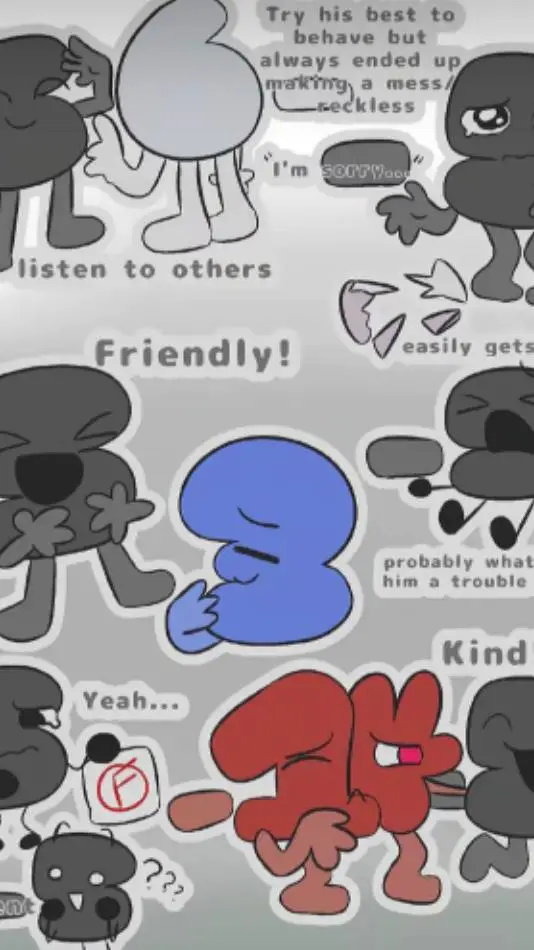 ai character: Negative five background