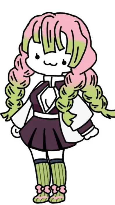 ai character: Mitsuri  background